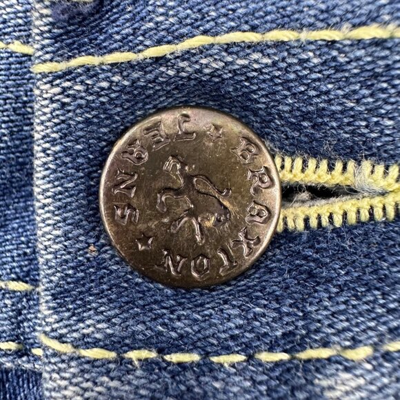 Vintage Jeans Blue Denim Braxton Stretch 1980s Taiwan Retro 5 Pocket High Waist - Picture 10 of 15